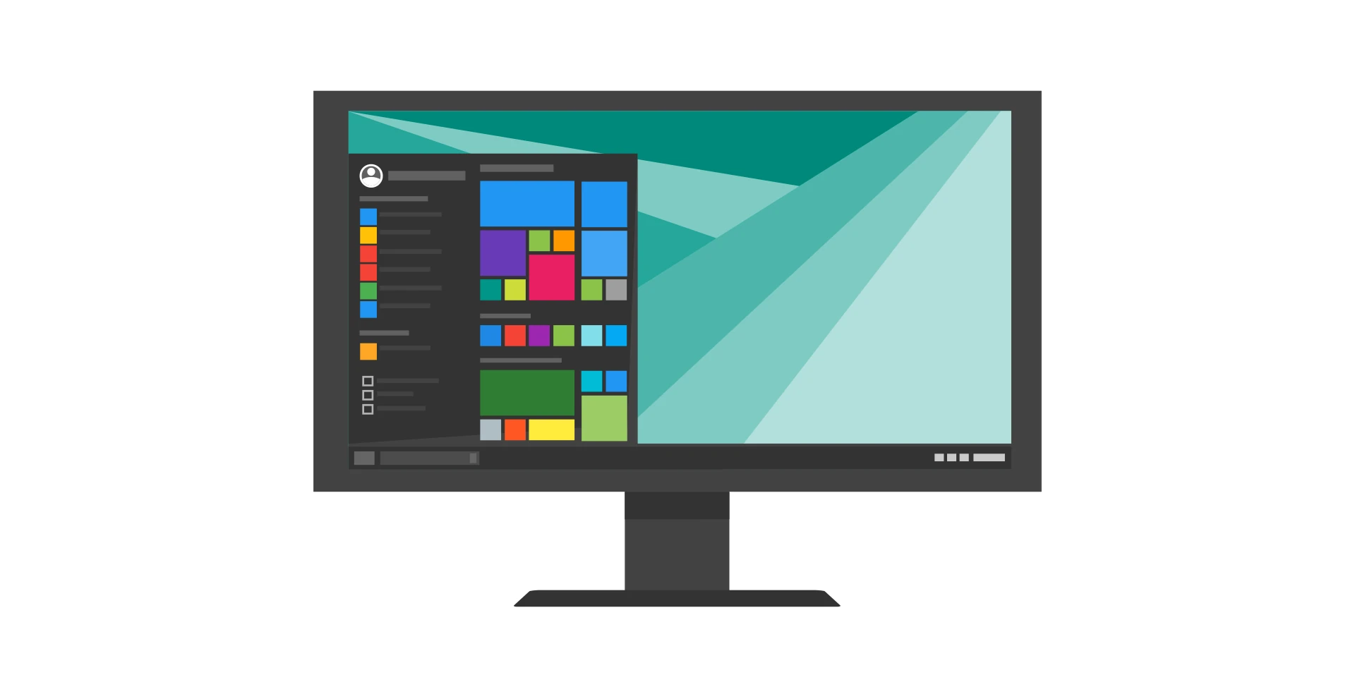 PC Notebook Monitor Operating System